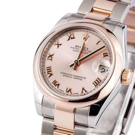 rolex rose gold womens watch